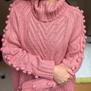 Chunky Knit pom pom sweater